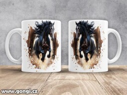 Hrnek - 0383 - Kůň v běhu 03